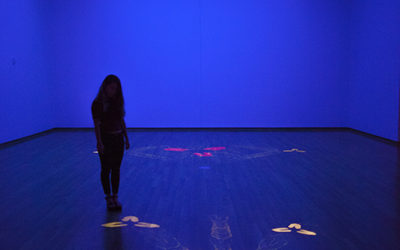 549ff1c8b74bc703-Verticall301_800 Verti-Call
motion-sensitive LED skylight installation, 2-channel HD video projection onto floor; 5:11 minutes looped; 2016